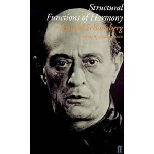 Structural Functions of Harmony, Paperback - Arnold Schoenberg imagine