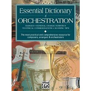Essential Dictionary of Orchestration: Pocket Size Book, Paperback - Dave Black imagine