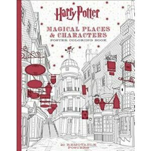 Harry Potter Magical Places & Characters Poster Coloring Book, Paperback - Scholastic imagine