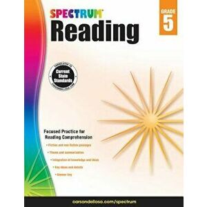 Spectrum Reading Workbook, Grade 5, Paperback - Spectrum imagine