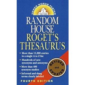Random House Roget's Thesaurus, Paperback - Random House imagine