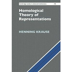 Homological Theory of Representations. New ed, Hardback - *** imagine