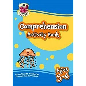 New English Comprehension Activity Book for Ages 5-6: perfect for home learning, Paperback - Cgp Books imagine