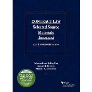Contract Law. Selected Source Materials Annotated, 2021 Expanded Edition, Paperback - Melvin A. Eisenberg imagine