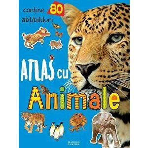 Atlas cu animale. Contine 80 abtibilduri - *** imagine