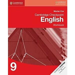 Cambridge Checkpoint English Workbook 9, Paperback - Marian Cox imagine
