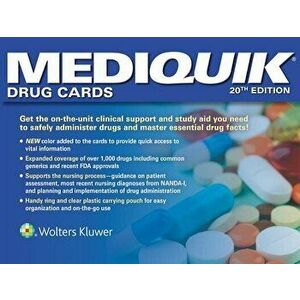 Mediquik Drug Cards, Hardcover (20th Ed.) - Carla Vitale imagine