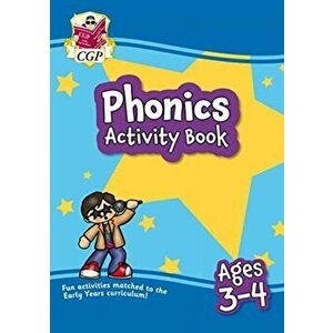 New Phonics Home Learning Activity Book for Ages 3-4, Paperback - Cgp Books imagine