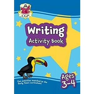 New Writing Home Learning Activity Book for Ages 3-4, Paperback - Cgp Books imagine