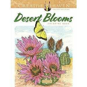 Creative Haven Desert Blooms Coloring Book, Paperback - Ruth Soffer imagine