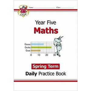 New KS2 Maths Daily Practice Book: Year 5 - Spring Term, Paperback - Cgp Books imagine