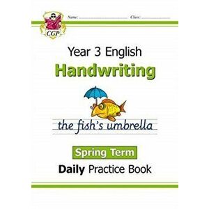 New KS2 Handwriting Daily Practice Book: Year 3 - Spring Term, Paperback - Cgp Books imagine