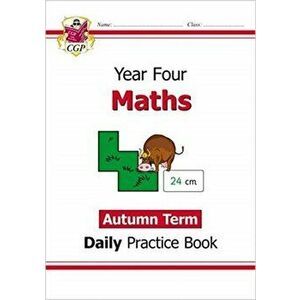 New KS2 Maths Daily Practice Book: Year 4 - Autumn Term, Paperback - Cgp Books imagine