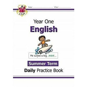 New KS1 English Daily Practice Book: Year 1 - Summer Term, Paperback - Cgp Books imagine