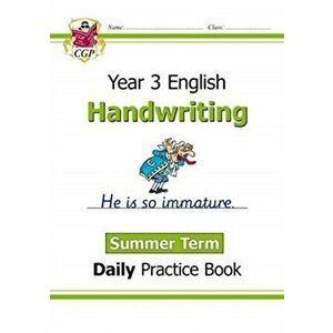 New KS2 Handwriting Daily Practice Book: Year 3 - Summer Term, Paperback - Cgp Books imagine