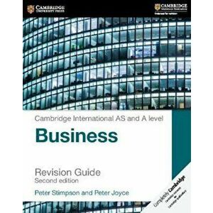 Cambridge International AS and A Level Business Revision Guide, Paperback (2nd Ed.) - Peter Stimpson imagine