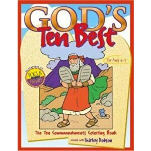God's Ten Best Coloring Book, Paperback - David C. Cook imagine
