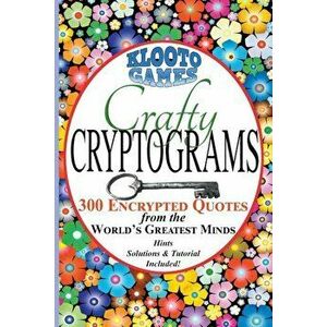 Crafty Cryptograms, Paperback - Klooto Games imagine