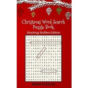 Christmas Word Search Puzzle Book: Stocking Stuffers Edition: Great Gift for Kids and Adults!, Paperback - Brain Puzzles imagine