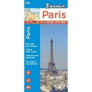 Michelin Paris Street Map + Index Map 54, Paperback - Michelin imagine