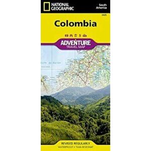 Colombia Adventure Travel Map - National Geographic Maps - Adventure imagine