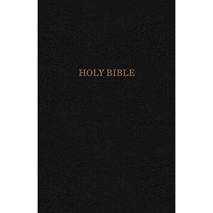KJV, Thinline Reference Bible, Leather-Look, Black, Red Letter Edition - Thomas Nelson imagine