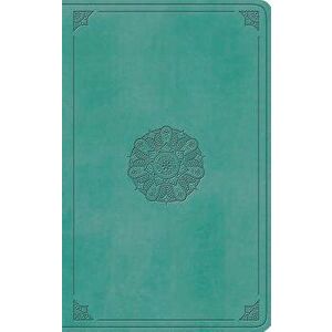 ESV Large Print Value Thinline Bible (Trutone, Turquoise, Emblem Design) - *** imagine