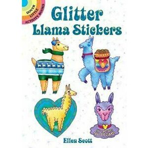Glitter Llama Stickers, Hardcover - Ellen Scott imagine