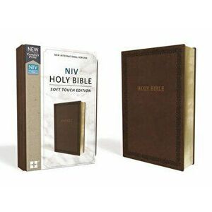 NIV, Holy Bible, Soft Touch Edition, Imitation Leather, Brown, Comfort Print - Zondervan imagine