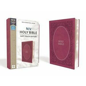 NIV, Holy Bible, Soft Touch Edition, Imitation Leather, Pink, Comfort Print - Zondervan imagine