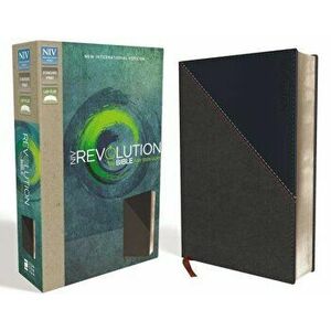 NIV, Revolution Bible, Imitation Leather, Gray/Navy: The Bible for Teen Guys - Livingstone Corporation imagine