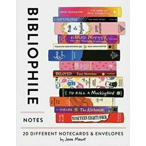 Bibliophile Notes: 20 Different Notecards & Envelopes, Hardcover - Jane Mount imagine