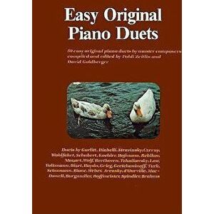 Easy Original Piano Duets, Paperback - David Goldberger imagine