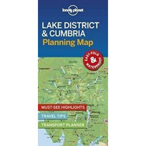 Lonely Planet Lake District & Cumbria Planning Map, Paperback - Lonely Planet imagine