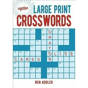 Large Print Crosswords, Paperback imagine