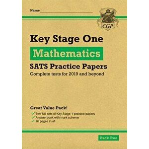 New KS1 Maths SATS Practice Papers: Pack 2 (for the 2020 tests), Paperback - CGP Books imagine