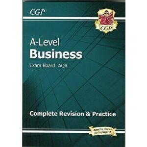 A-Level Business: AQA Year 1 & 2 Complete Revision & Practice, Paperback - *** imagine