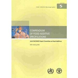 Compendium of food additive specifications, Paperback - *** imagine
