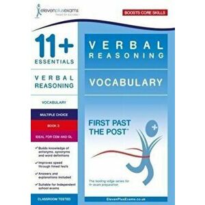 11+ Essentials Verbal Reasoning: Vocabulary Book 3, Paperback - *** imagine