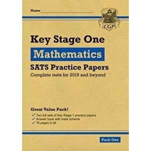 New KS1 Maths SATS Practice Papers: Pack 1 (for the 2020 tests), Paperback - CGP Books imagine
