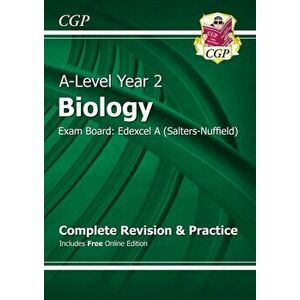 A-Level Biology: Edexcel A Year 2 Complete Revision & Practice with Online Edition, Paperback - *** imagine