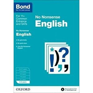 Bond: English: No Nonsense. 5-6 years, Paperback - *** imagine