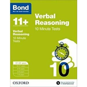 Bond 11+: Verbal Reasoning: 10 Minute Tests. 11+-12+ years, Paperback - *** imagine