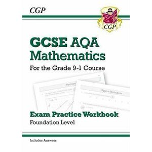 GCSE Maths AQA Exam Practice Workbook: Foundation - for the Grade 9-1 Course (includes Answers), Paperback - *** imagine