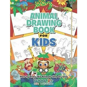 The Animal Drawing Book for Kids: How to Draw 365 Animals, Step by Step (Woo! Jr. Kids Activities Books), Paperback - Woo! Jr. Kids imagine