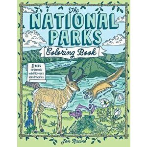 The National Parks Coloring Book, Paperback - Jen Racine imagine