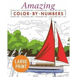 Amazing Color-By-Numbers Large Print: Large Print, Paperback - Arcturus Publishing imagine