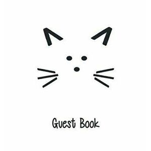 Cat Guest Book, Guests Comments, B&b, Visitors Book, Vacation Home Guest Book, Beach House Guest Book, Comments Book, Visitor Book, Holiday Home, Retr imagine