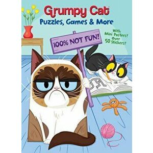 Grumpy Cat Puzzles, Games & More (Grumpy Cat), Paperback - Rachel Chlebowski imagine