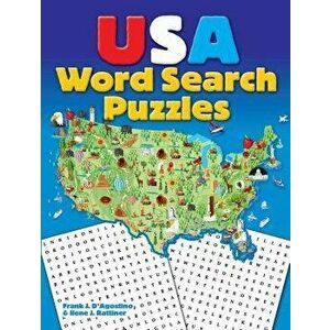 USA Word Search Puzzles, Paperback - Ilene J. Rattiner imagine